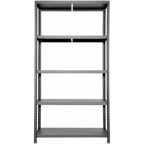 Scaffale in Metallo 5 Ripiani 100x40x187 cm Ettore Grigio (1/3)