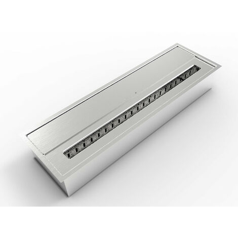 Bruciatore a Bioetanolo per Camini 61x18,7xH9,5 cm 4,5L in Acciaio Inox