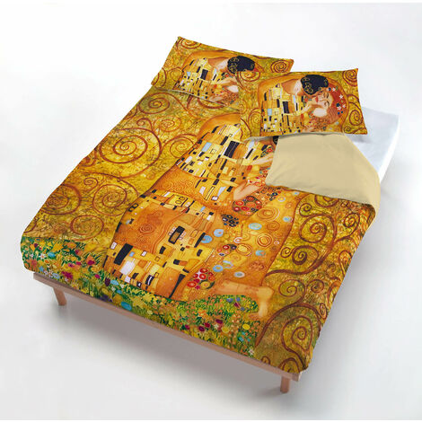 Copripiumino Double Face Marrone/Tortora - 100% Cotone, Elegante e Naturale Misura Cm. 200x200