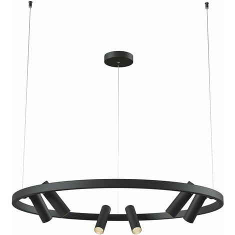 Lampada pendente Modern in Metallo e Acrilico Satellite Nero (1/3)
