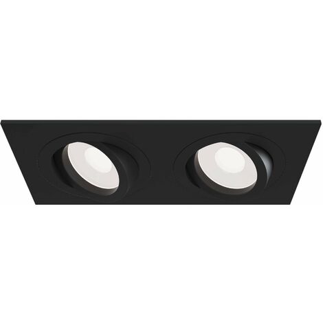 Faretto da incasso Downlight in Alluminio Atom Nero (1/5)