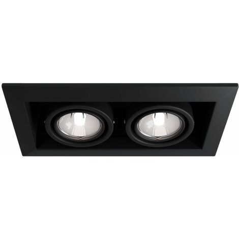 Faretto da incasso Downlight in Metallo Metallo Modern Nero (1/4)