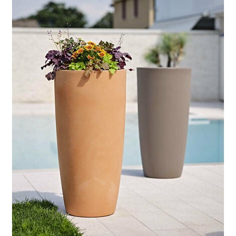 veca ciotola cilindro 50cm con fori terracotta