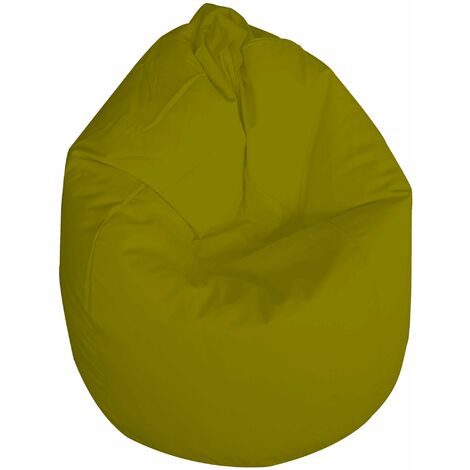 Poltrona Sacco Pouf in poliestere 70x110 cm Ariel Pistacchio