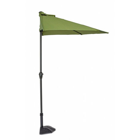 Ombrellone da Giardino 2,5 m Palo 36 mm Kalife Naturale in Alluminio