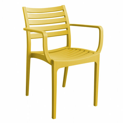 Poltrona Eveline 58,5x55,2x84 cm in Polipropilene Giallo (1/5)