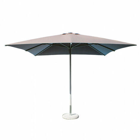 Ombrellone da Giardino 3x3 m Palo Ø48 mm Brian in Alluminio Tortora (1/4)