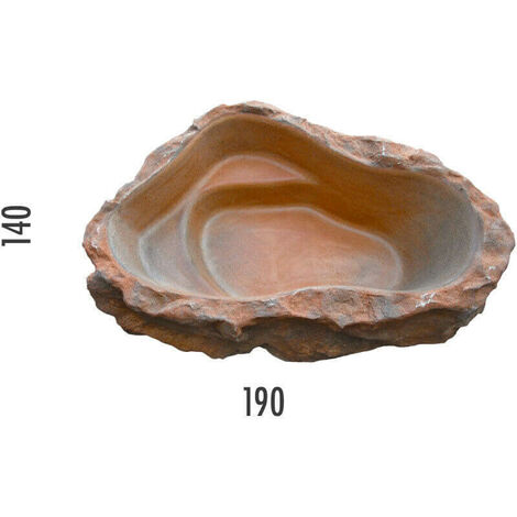Laghetto Artificiale Roccia Fuori Terra 190x140x40 cm 270 Litri