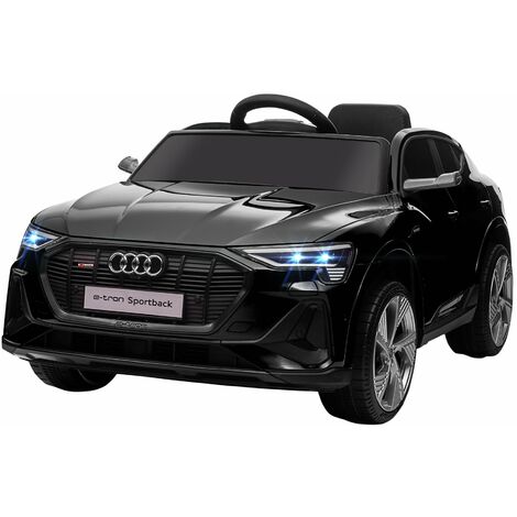 Macchina Elettrica per Bambini 12V con Licenza Audi E-Tron Sportback Nera