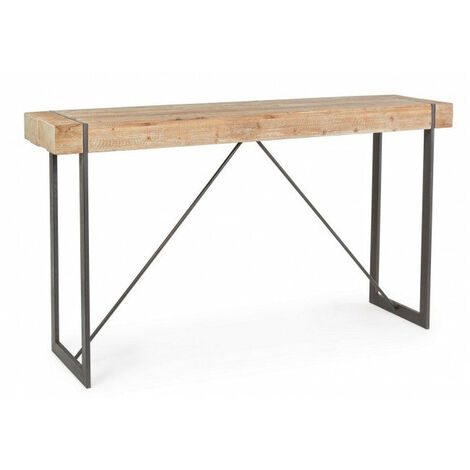 Tavolo Bar Garrett 200x50 Fisso in Legno