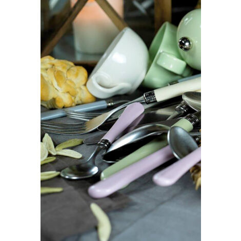 Set di Posate 24 Pezzi, Dorato, Acciaio Inox, Set di Posate d'Oro