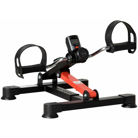 Pedaliera per Riabilitazione Mini Cyclette in Acciaio e ABS Nera (1/5)