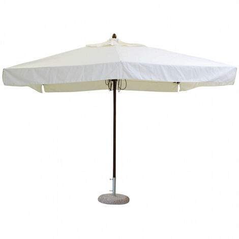 Ombrellone da Giardino 3x4 m Palo Ø48 mm Venere in Legno Marrone (1/3)