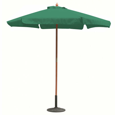 Ombrellone da Giardino Ø3 m Palo Ø48 mm Fantasy in Legno Verde (1/2)