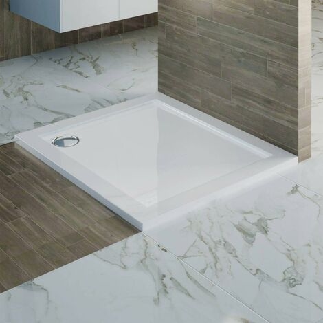 Piatto Doccia In Acrilico Bianco Fosterberg Floret 2 Ultraslim 70x70 cm