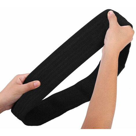 Fascia di Resistenza per Allenamento Gambe e Glutei in Nylon Nero (1/5)