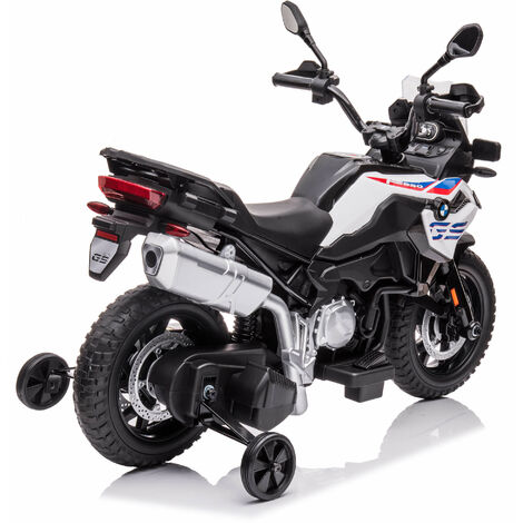 Moto Elettrica per Bambini 12V con Licenza BMW F 850 GS Bianca