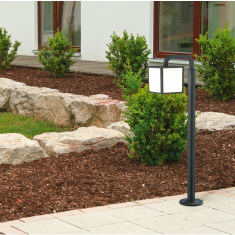 Testa-Palo Da Esterno In Pressofusione Di Alluminio – Diametro 60 Mm, Attacco E27, IP43, Vetro Trasparente, Per Lampade A Incandescenza E LED