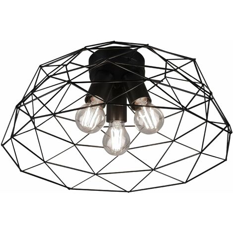 Plafoniera Da Interno LMC JEWEL Made In Italy E27 – Corpo In Policarbonato E Parabola In Alluminio Brillantato, Per Soffitto O Parete, Colore Bianco - 4