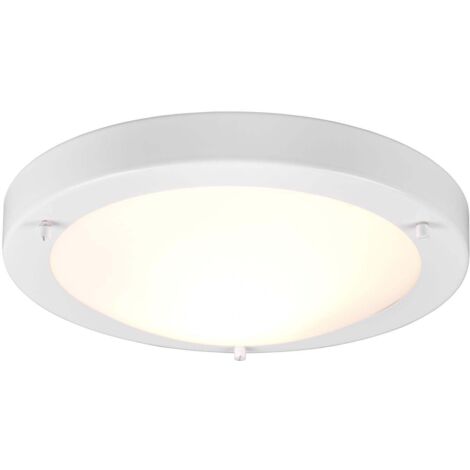 LMC JEWEL Plafoniera Da Interno E27 Made In Italy – Bianco – Corpo In Policarbonato Con Parabola In Alluminio