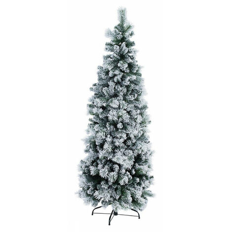 Albero di Natale Artificiale Innevato 240 cm 1043 Rami Verde