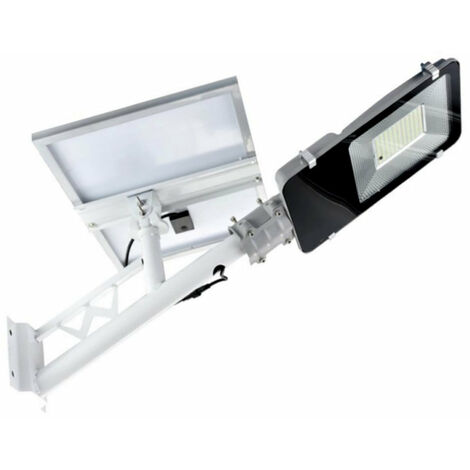 LAMPIONE LED SOLARE completo di staffa e pannello solare 300w 6000k