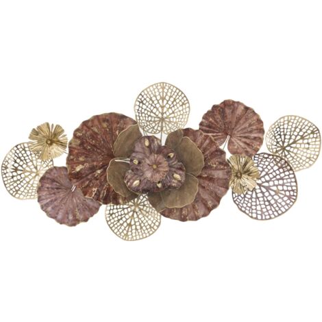 Pannello Flowery 118x10x58 cm in Ferro Multicolor (1/5)