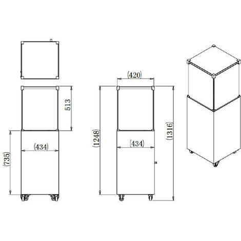 Stufa da Esterno a Gas GPL Effetto Camino 131,6x43,4x43,4 cm 7,3 kW in  Acciaio Italkero Etna Nera