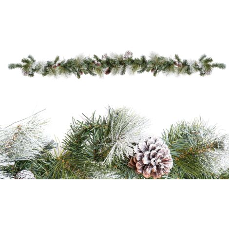 Vickerman Ghirlanda Di Cedro Artificiale Con Pigne, 61 Cm – Perfetta Per Decorazioni Interne Natalizie - 2