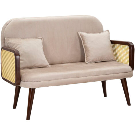 Letto Matrimoniale Contenitore Imbottito ENEA Tessuto Grigio Azzurro - Foto 12