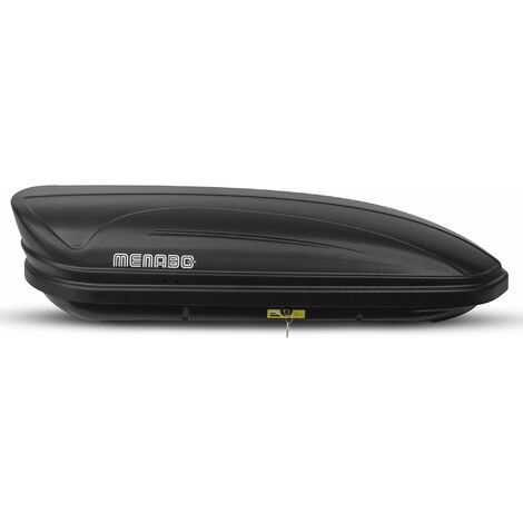 Box Cofano Auto Baule Portatutto da Tetto 400L Menabò Marathon Dark