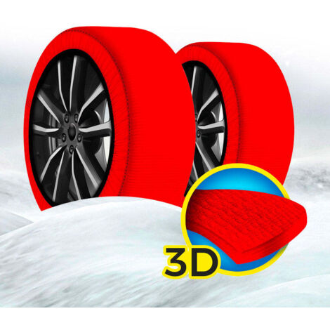 Calze Neve Omologate En16662-1 Calze Da Neve Taglia L - Per Auto, SUV E Furgoni - Omologate EN 16662-1 Calze Neve Auto Omologate Italia - 5