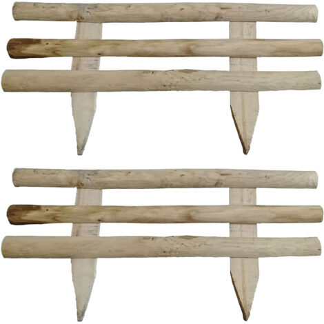 Minirecinzione Circe 2 Pezzi 100xh50 cm in Legno di Castagno