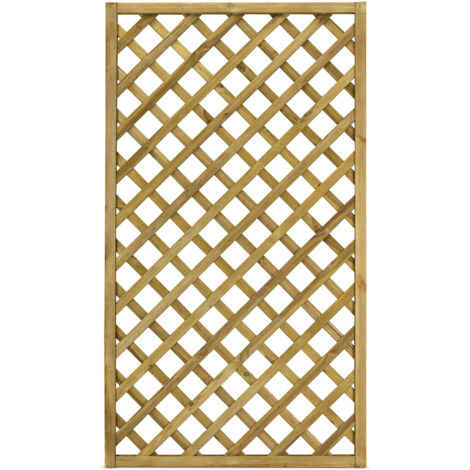 Pannello Grigliato per Rampicanti 120x180 cm in Legno Impregnato
