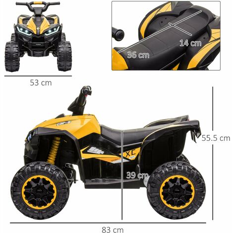 Quad Elettrico Per Bambini 6V - Con Luci E Suoni, Velocità Controllata | Giocattolo Cavalcabile Per Bimbi 18-36 Mesi
