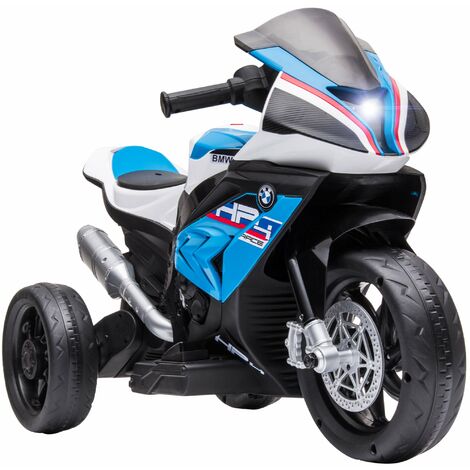 Moto per Bambini 6V con Licenza BMW HP4 con Fari Blu (1/5)