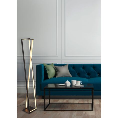 Lampada A Stelo LED Reality Solo – 11W, Nero Opaco, Altezza 158 Cm, Interruttore A Pedale