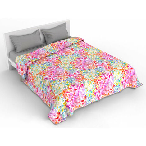 Trapuntino Estivo Fantasy In Microfibra - Matrimoniale 260x270 Cm, Made In Italy, Lavabile, Certificato Oeko-Tex - Foto 11