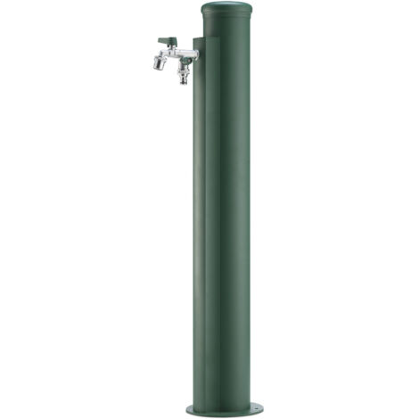 Fontana da Giardino con Rubinetto e Tubo Irrigazione a Spirale 10m Belfer 42/ARS Verde