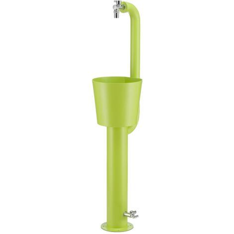 Fontana da Giardino con Doppio Rubinetto e Secchio Belfer 42/ARRC Cactus Verde Acido