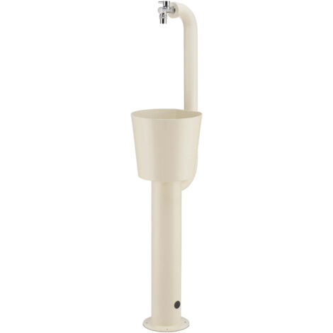 Fontana da Giardino con Rubinetto e Secchio Belfer 42/ARC Cactus Avorio