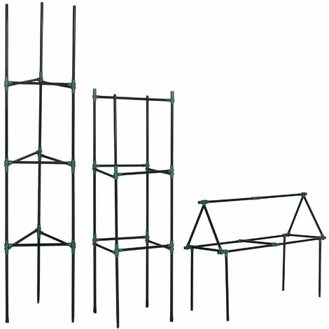 Bastoncini Sostegno Piante Windhager - 20 Pezzi, 150cm, Acciaio Rivestito, Verde