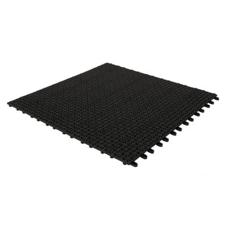 Set 6 Piastrelle Flessibili in Plastica 55,5 x 55,5 cm da Esterno Drenanti e Autobloccanti (1/5)