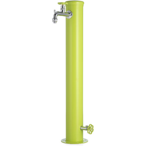 Fontana da Giardino con Doppio Rubinetto Belfer 42/ARRF Verde Acido