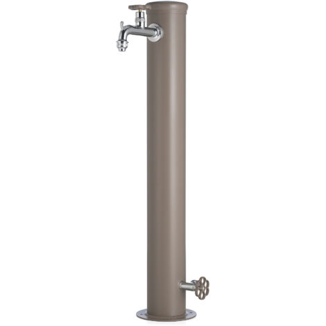 Fontana da Giardino con Doppio Rubinetto Belfer 42/ARRF Tortora (1/5)