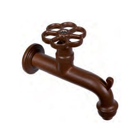 Rubinetto Colorato per Fontana da Giardino in Ottone Belfer RUB/022 Ruggine