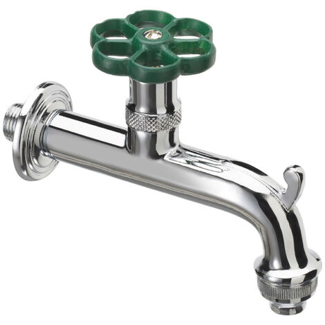 Rubinetto A Sfera Per Fontana Da Giardino Con Fiore Colorato Belfer RUB 029 Verde Acido 320179