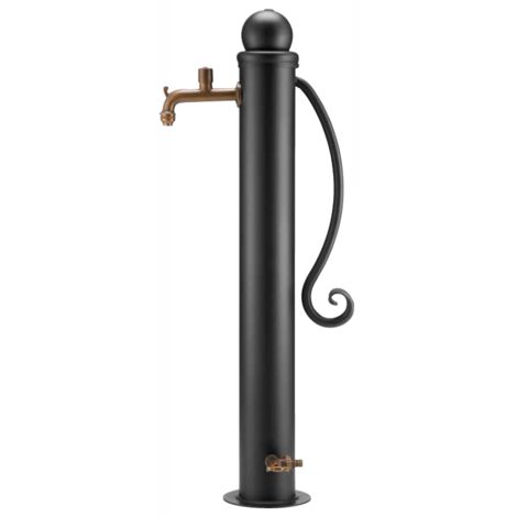 Fontana da Giardino con Manico e Doppio Rubinetto Belfer 42/ARRP Antracite