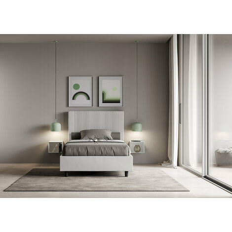 Letto Piazza E Mezza Till 140 X 190 Bianco