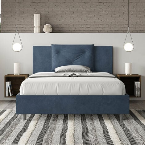 Letto Singolo 90x190 cm Senza Rete Appia Blu